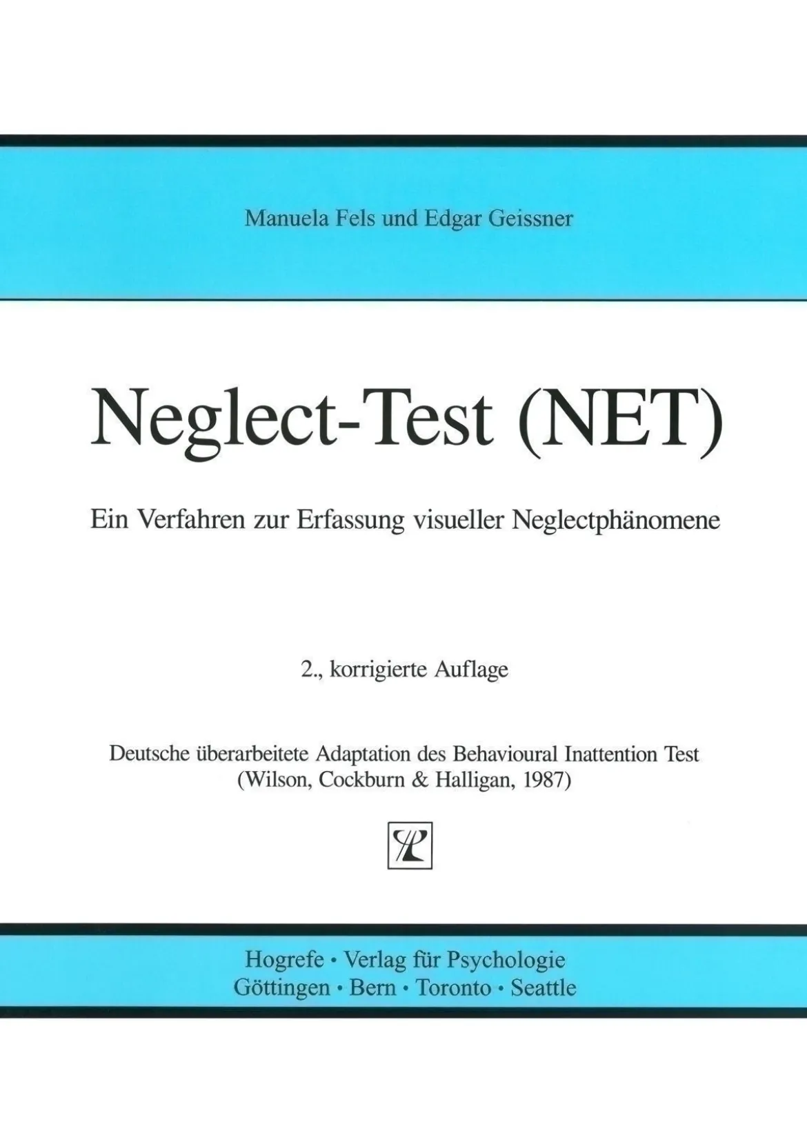 Neglect-Test Koffer, leer