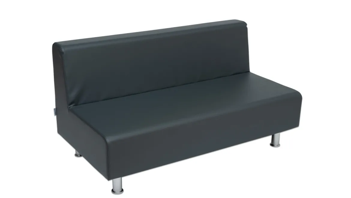 NEO Bankelement, 2-Sitzer, Sitzhöhe 38 cm, Kunstleder Eden FRee, Farbe Dove