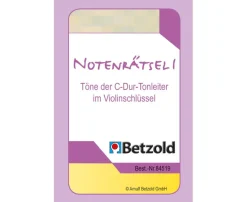 Notenrätsel I, Spielkarten für den magischen Zylinder, 5-12 Jahre