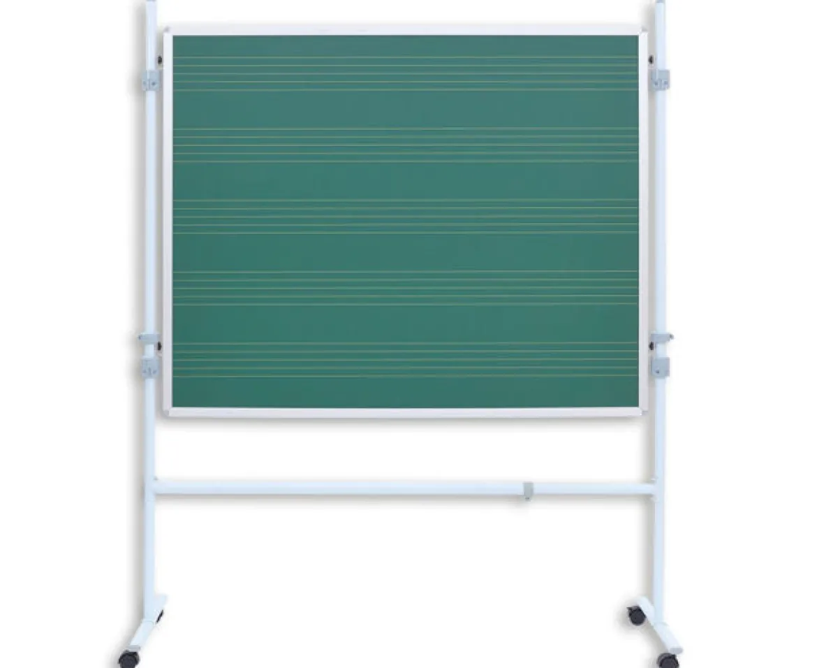 Notentafel eine Seite Notensystem, 1 Seite blanko