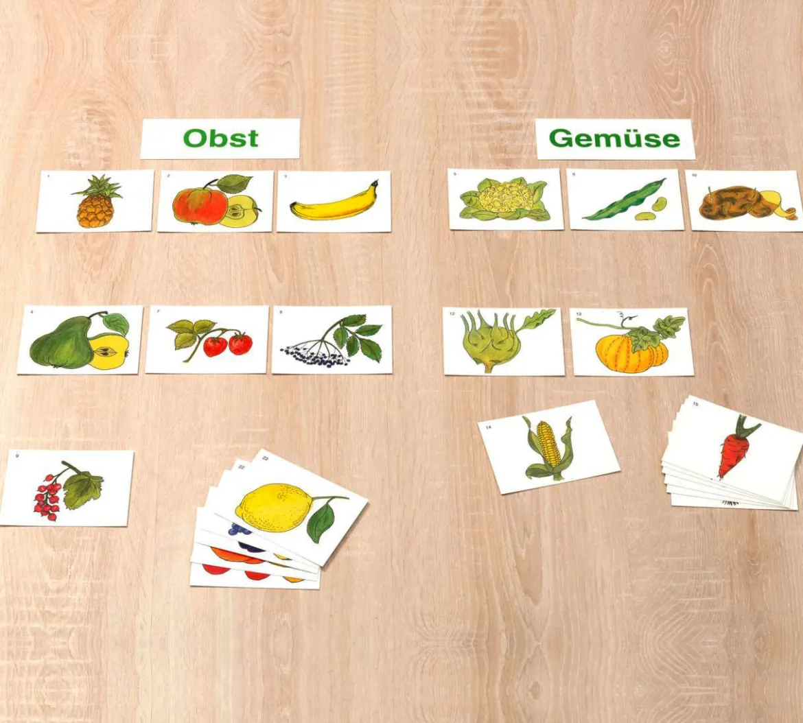 Obst und Gemüse, Arbeitsmaterial, ab 1. Klasse (solange der Vorrat reicht!)