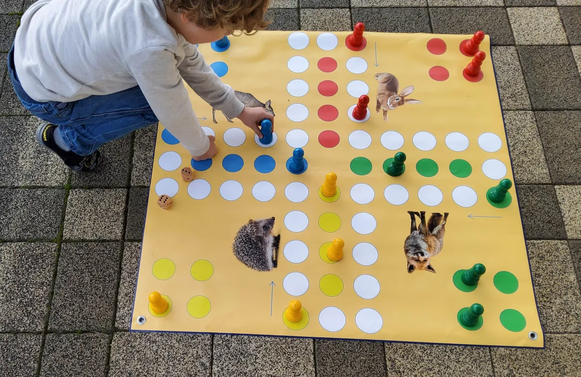 Outdoor Ludo Tiere, Bodenteppich