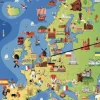 OutdoorMat Kinderkarte Europa