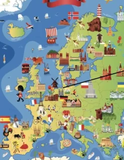 OutdoorMat Kinderkarte Europa