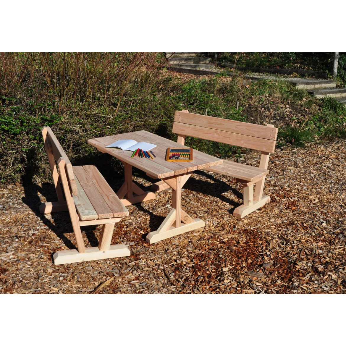 Outdoor-Sitzgarnitur Kindergarten