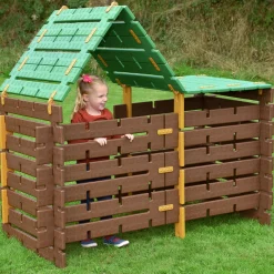 Outdoor-Spielhaus zum Selberbauen, Konstruktionsspielzeug, 60-teilig