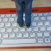Outdoor Sprungteppich Tastatur, Spielteppich