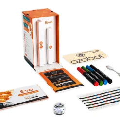 Ozobot Evo Programmierroboter, Starter Set, einzeln, mit App-Steuerung, ab 8 Jahren