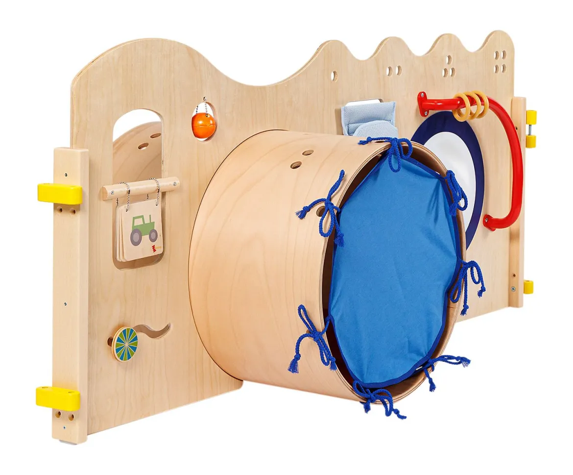 Pamini Spielwand mit Rundtunnel