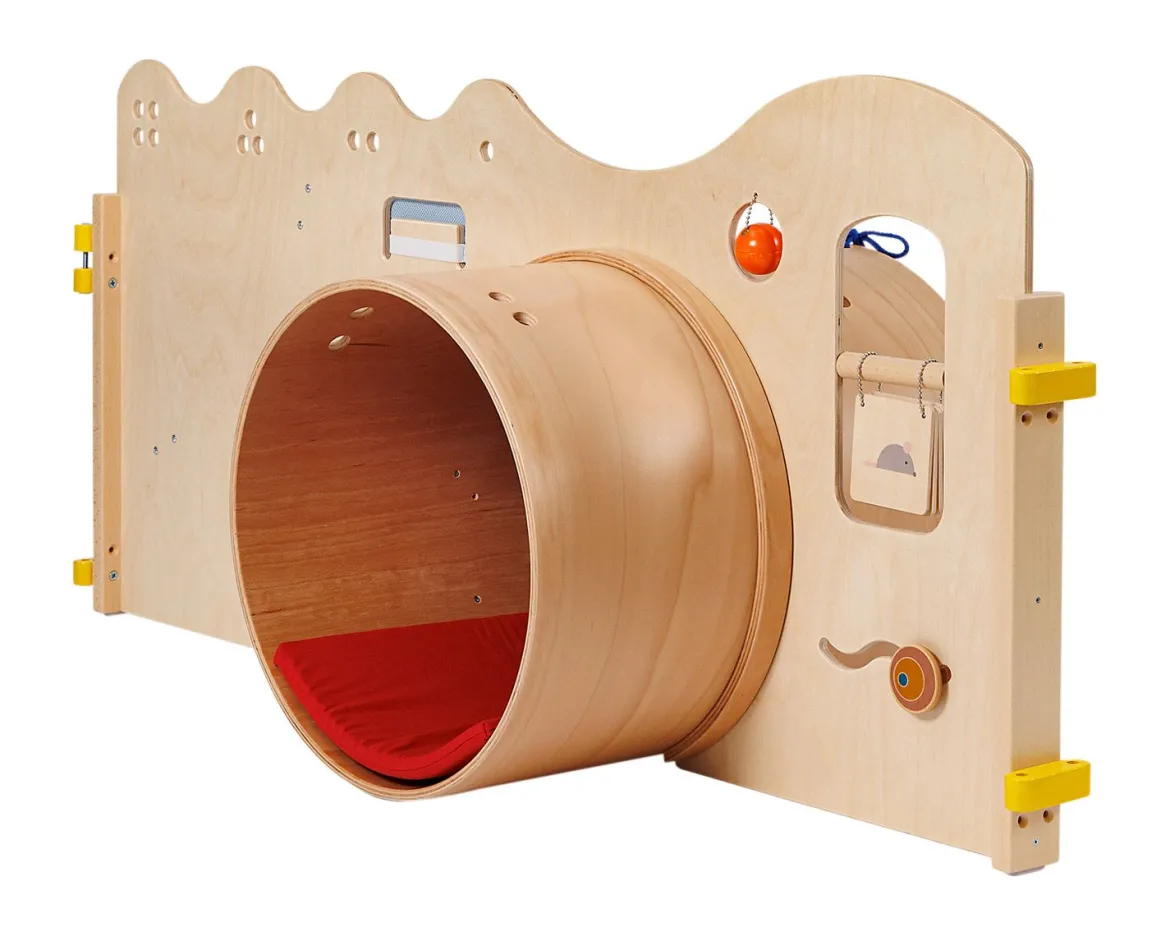 Pamini Spielwand mit Rundtunnel