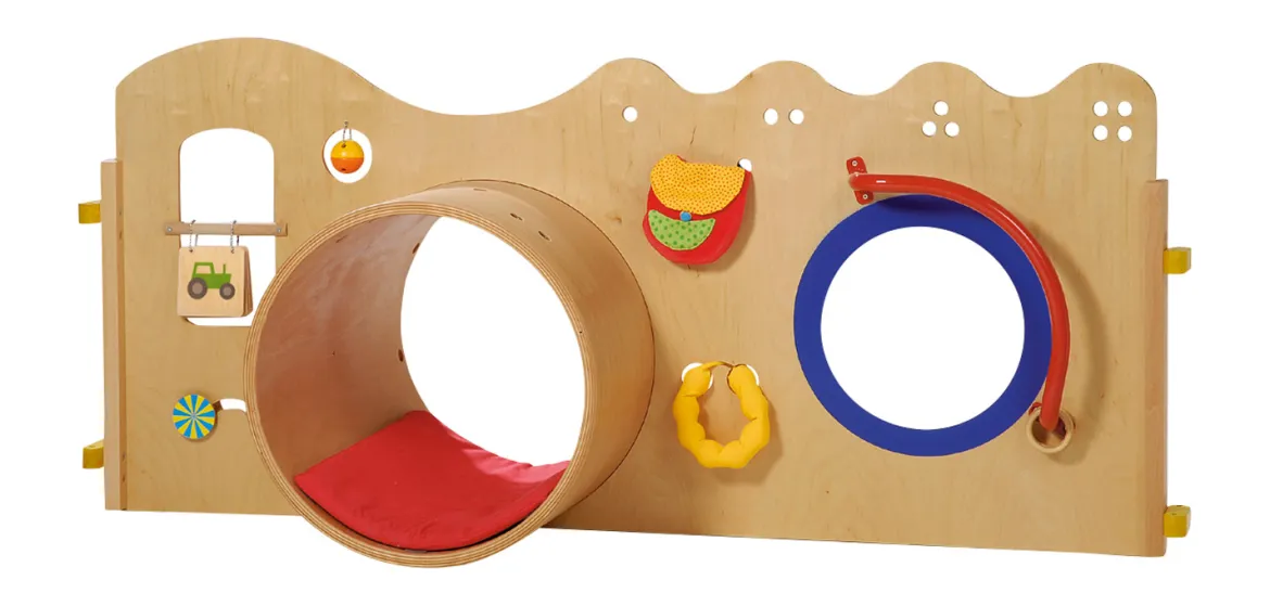 Pamini Spielwand mit Rundtunnel