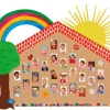 Passbild-Haus, Bilderrahmen, ab 3 Jahre