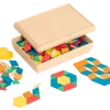 Pattern Blocks, 125 Stück in Box, Legespiel