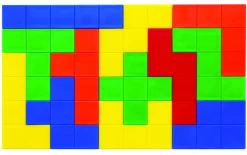 Pentominos, phantasievolles Legespiel, ab 4 Jahre
