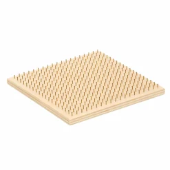 Perlenbrett aus Holz, quadratisch