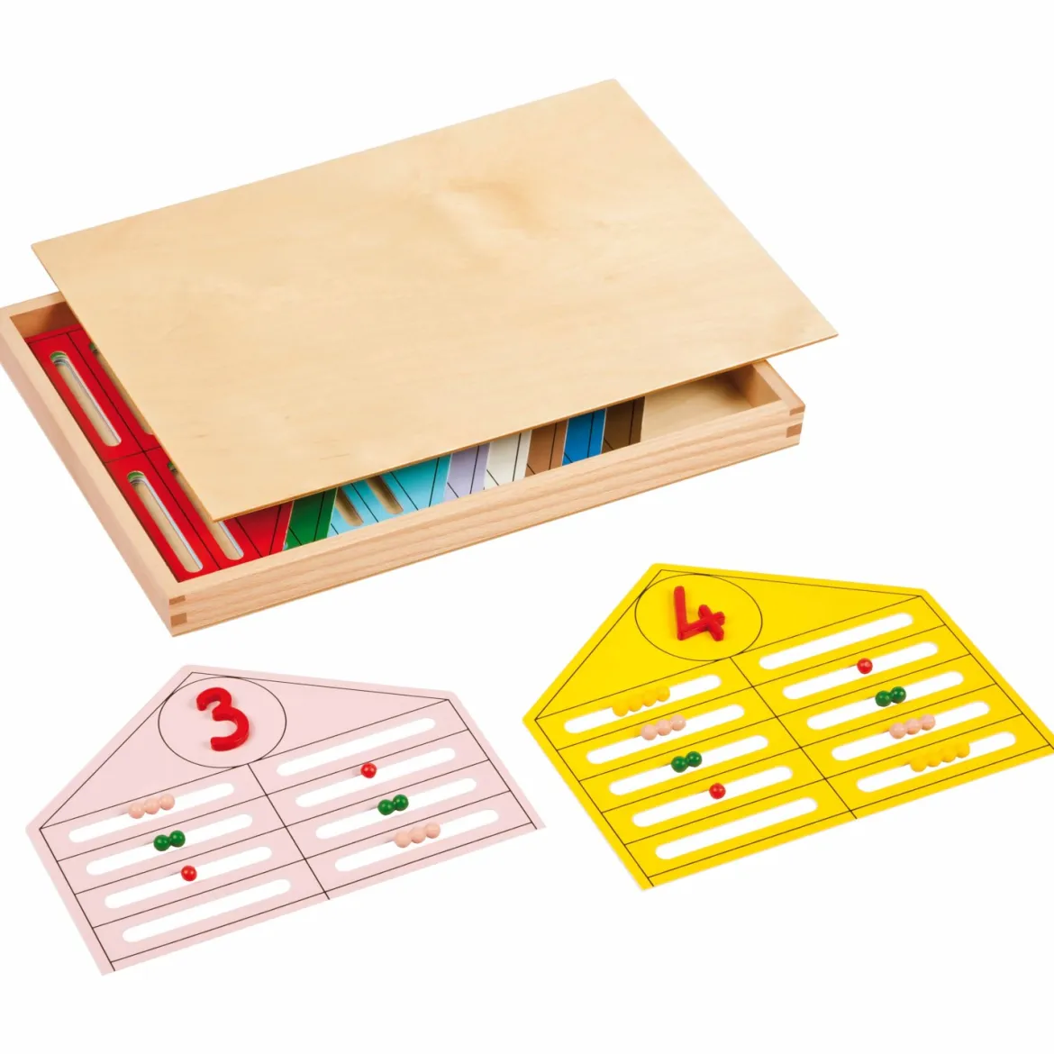 Perlenhäuser, Mathe-Lernmaterial