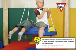 Pferdeschaukel BLAU, Bewegungselement, ab 3 Jahre