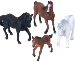 Pferde Set, 4 Spielfiguren, 2-7 Jahre