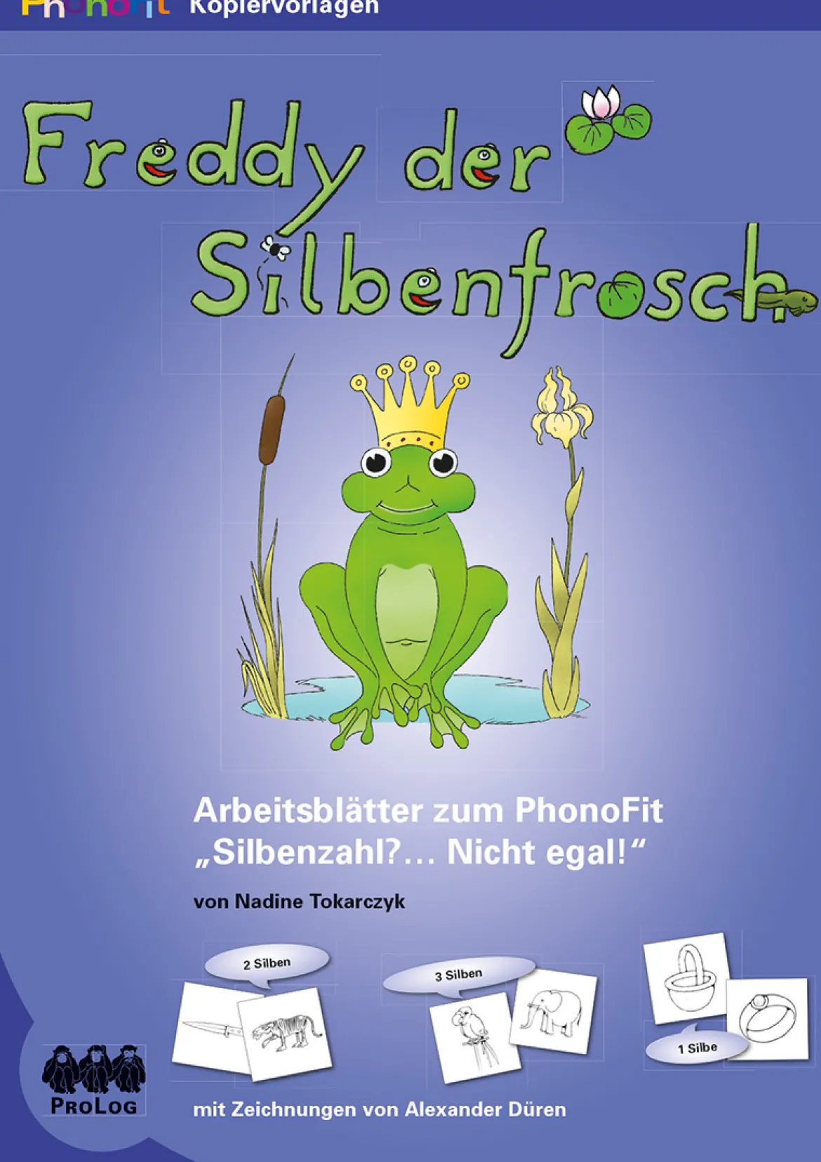 PhonoFit-Kopiervorlagenmappen: Freddy der Silbenfrosch, ab 5 Jahre