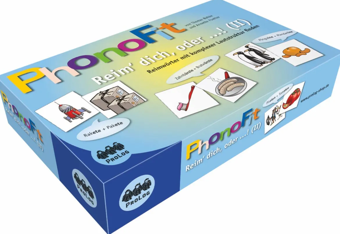PhonoFit: Reim' dich, oder...!, Teil 2, Lege- und Memo-Spiel, ab 4 Jahre