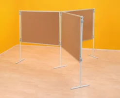 Pinnwand Kork, 150 x 120 cm, ohne Stative