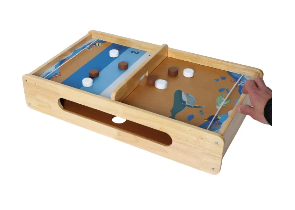PINTOY 2 in 1 Billard und Puck Spiel
