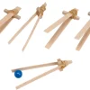 Pinzetten-Set, 5 Stück aus Holz, ab 3 Jahre