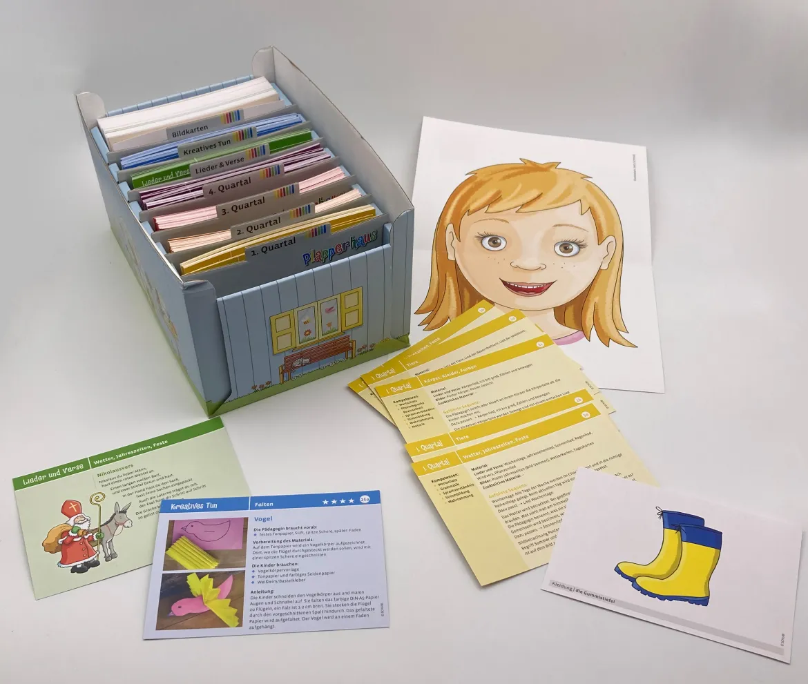Plapperhaus, Übungsmaterial, 2,5 bis 4 Jahre