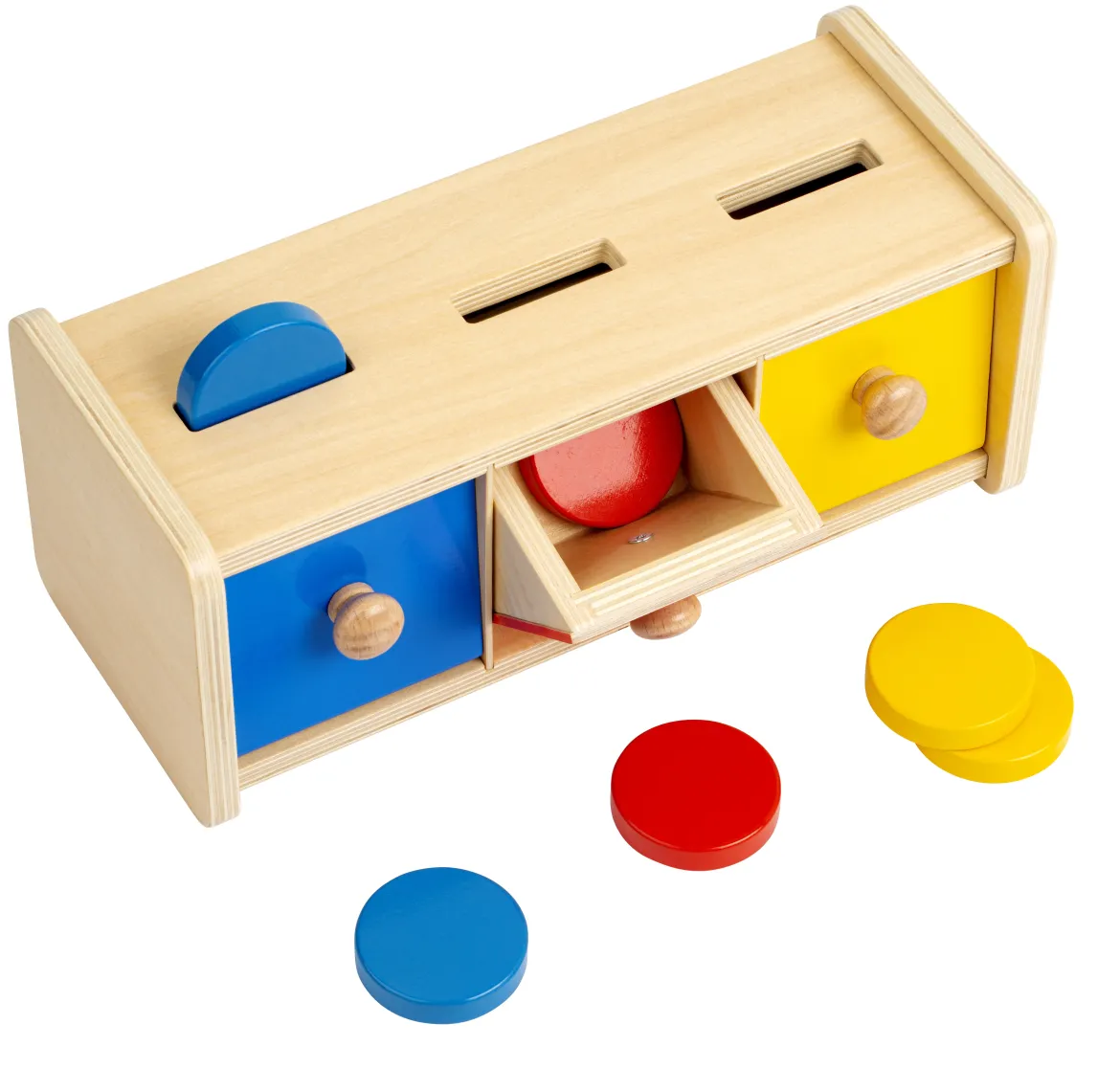 Platziere die Scheibe, Sortierspiel, 14-17 Monate