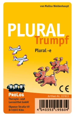 PluralTrumpf! mit Umlaut und Endung -e, Spielkarten, ab 5 Jahre