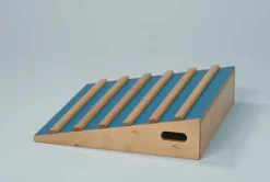 Podest Hühnerleiter blau