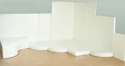 Podest - Quadrat weiß, Schaumstoffelement