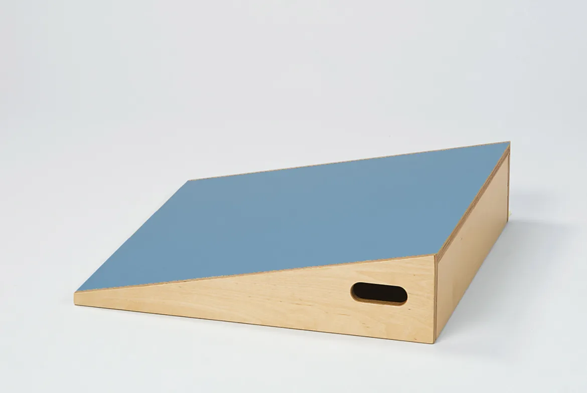Podest Rampe blau