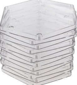 Prismo 22cm-Legerahmen, 6er-Set transparent