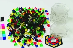 Prismo Dreiecke mit Legerahmen 10er-Set transparent (Großpackung) inkl. Vorlagen