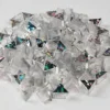 Prismo Glitzer Dreiecke 200 Stück Gold und Silber transparent