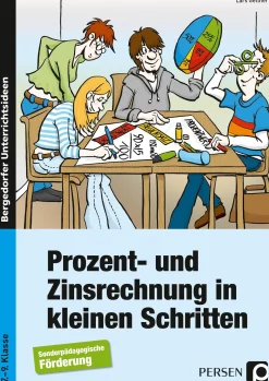 Prozent- und Zinsrechnung in kleinen Schritten, Buch, 7.-9. Klasse