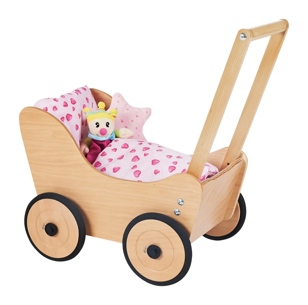 Puppenwagen natur, ab 12 Monate