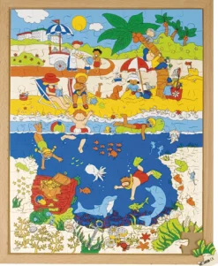 Puzzle drüber und drunter - der Ozean, ab 5 Jahre