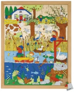 Puzzle drüber und drunter - der See, ab 5 Jahre