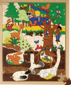 Puzzle drüber und drunter - der Wald, ab 5 Jahre