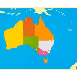 Puzzlekarte Australien