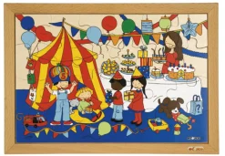 Puzzle Kinderaktivitäten - Kinderfest, ab 3 Jahre