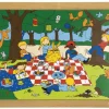 Puzzle Kinderaktivitäten - Picknick, ab 3 Jahre