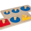 Puzzlesatz mit kombinierten Figuren