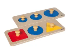 Puzzlesatz mit kombinierten Figuren