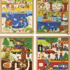 Puzzles drüber und drunter - 4er Set, ab 5 Jahre
