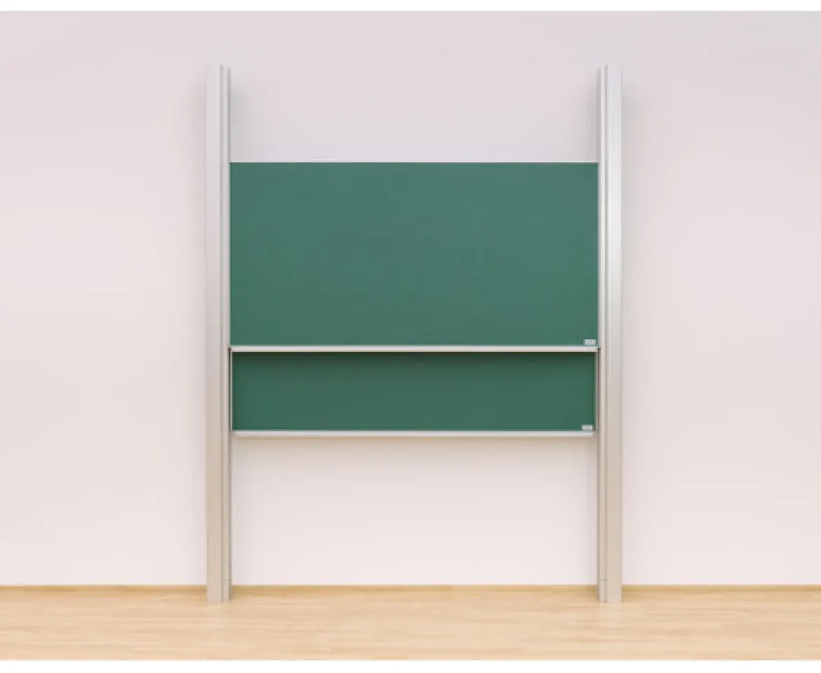 Pylonen-Doppeltafel, grün, 300x100 cm