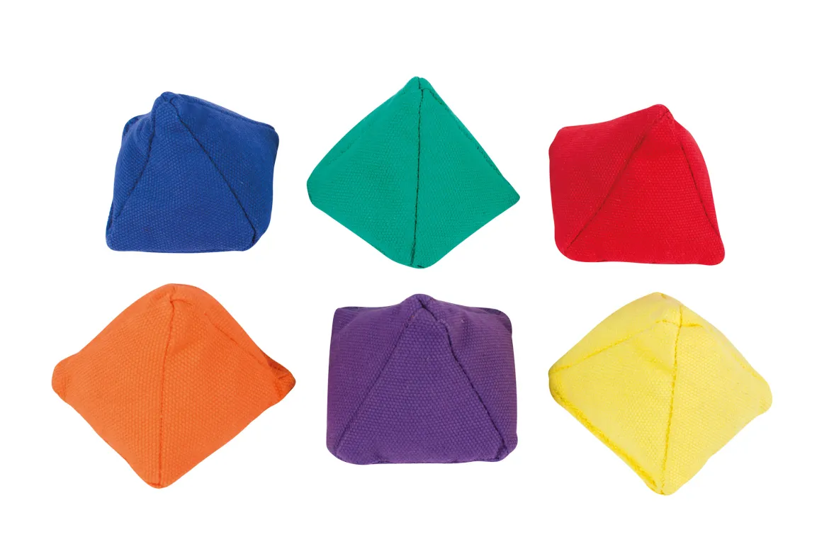 Pyramid Beanbags 6er-Set, 7,6 cm