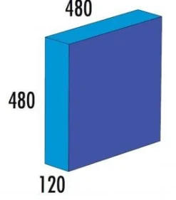 Quader MEDI blau/hellblau, 36-100-12, 2-4 Jahre